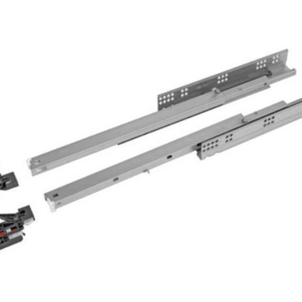 Corrediça Oculta 350mm | Extensão Total | Abertura Por Toque